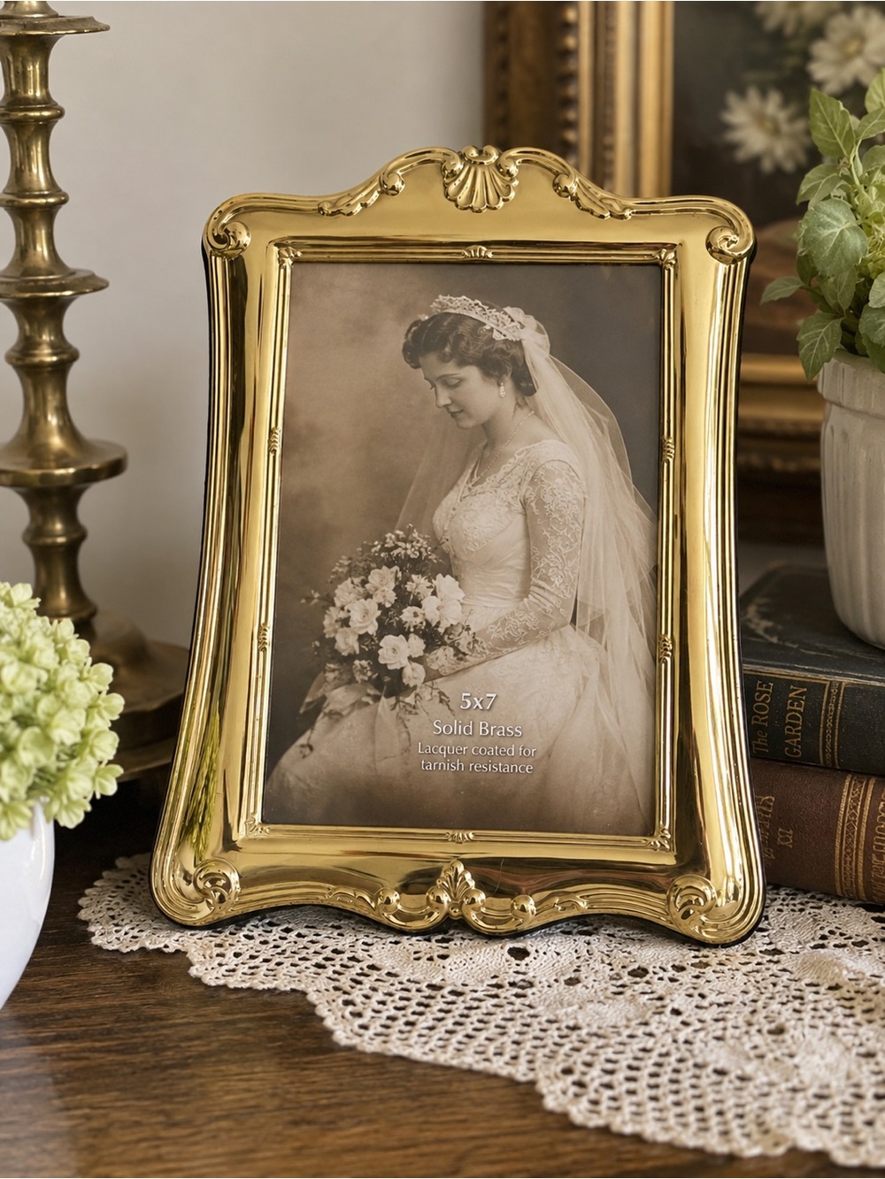 Ornate Gold 5x7 Decorative Picture Frame